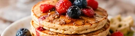 Tortitas de avena y plátano
